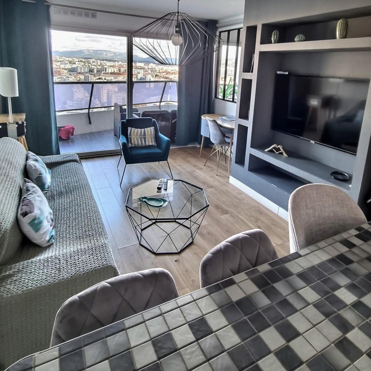 Appartement T2 Prado Chanot Plage Marseille Ngoại thất bức ảnh